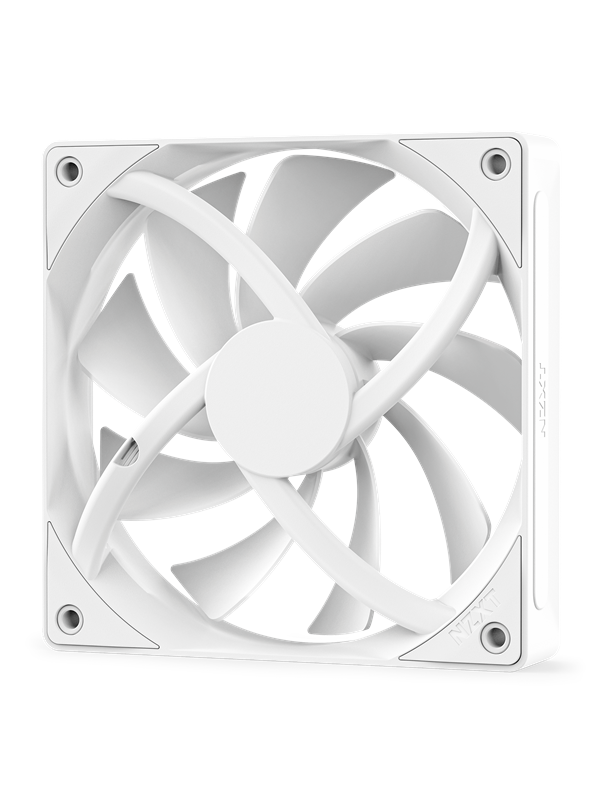 NZXT F120Q V2 Quiet Airflow - Case ventilator - 120mm - Wit - 25 dBA