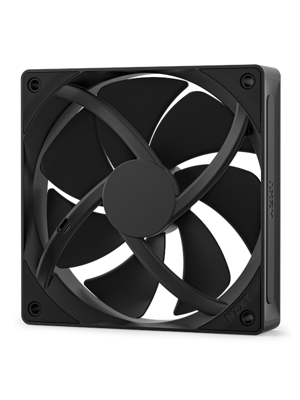 NZXT F120P - Ventilatorhuis - 120mm - 73.47 cfm - 500 - 2000 rpm - 30.0 dBA - 4-pin PWM - FDB - zwart