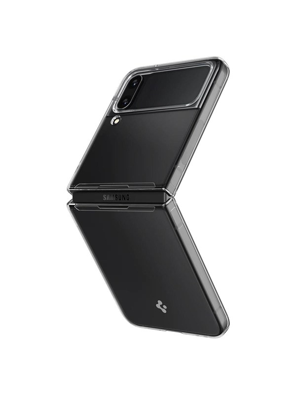 Spigen | Hoesje Geschikt voor Samsung Galaxy Z Flip 4 | Air Skin | Back Cover | Transparant