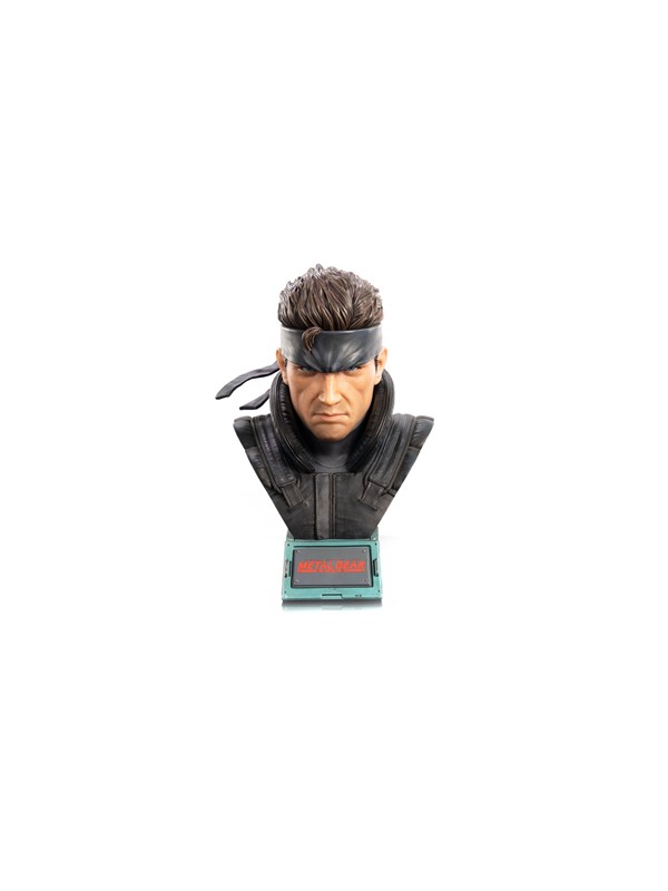 First 4 Figures - Metal Gear Solid Life-Size Bust Resin Statue: Solid Snake (Standard Edition) - Figuur
