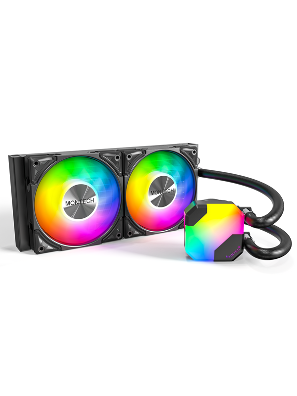 Montech Hyper Flow ARGB 240 - Black - CPU waterkoeling - Max 29 dBA
