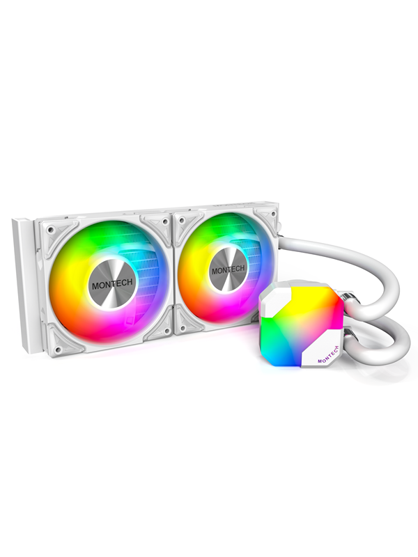 Montech Hyper Flow ARGB 240 - White - CPU waterkoeling - Max 29 dBA