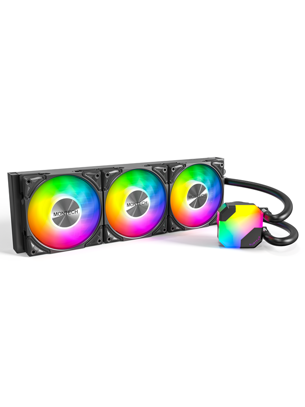 Montech Hyper Flow ARGB 360 - Black - CPU waterkoeling - Max 29 dBA