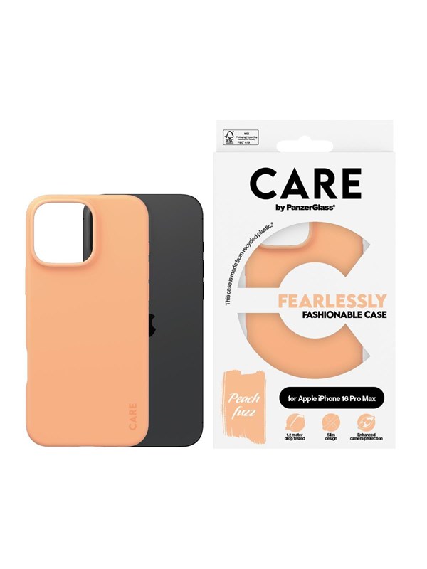 CARE by PanzerGlass Case Fashion Peachy iPhone 16 Pro Max