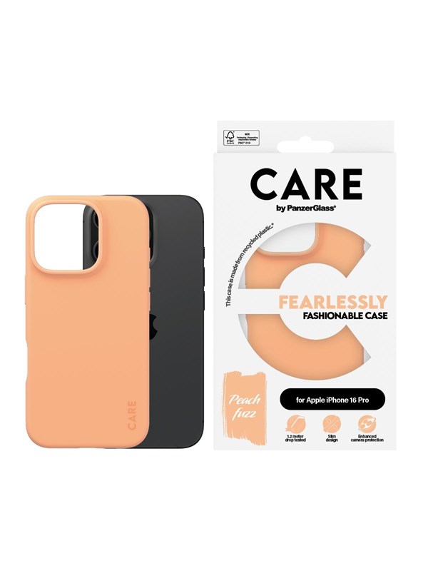 CARE by PanzerGlass Case Fashion Peachy iPhone 16 Pro