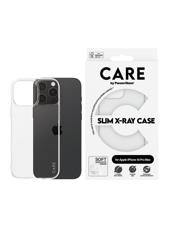 Etui Care By Panzerglass X-Ray Soft Basic Case Z Magsafe Na Iphone 16 Pro Max - Przezroczyste