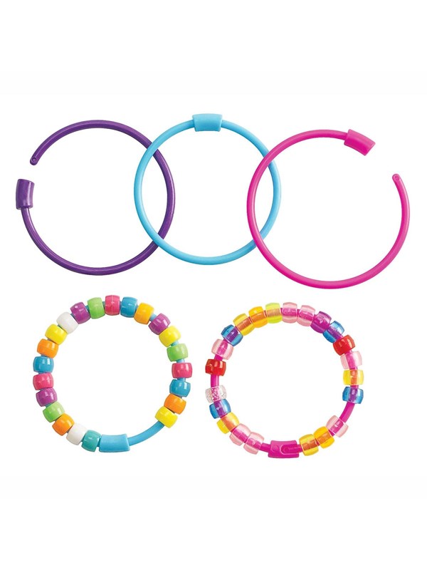 Colorations - Beaded Bracelets with Clasp Set of 24