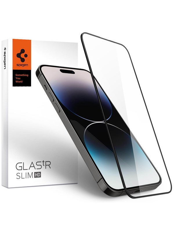 Spigen tR Slim HD 1 Pack - FC black - iPhone 14 Pro