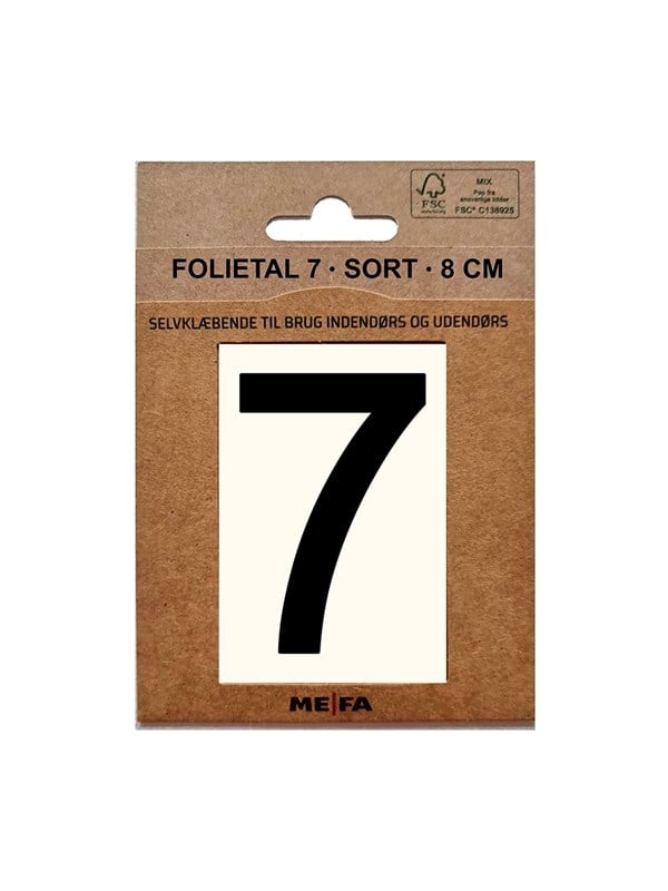 MEFA Foil number 7 Black