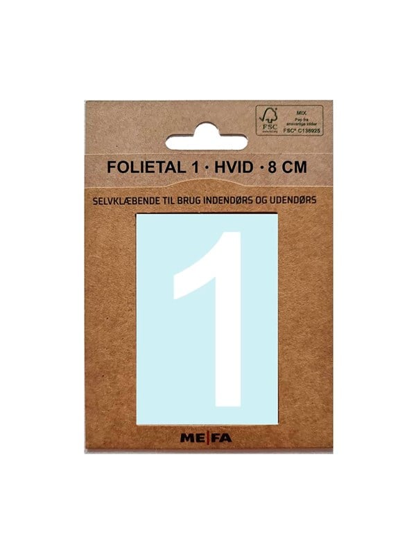 MEFA Foil number 1 White