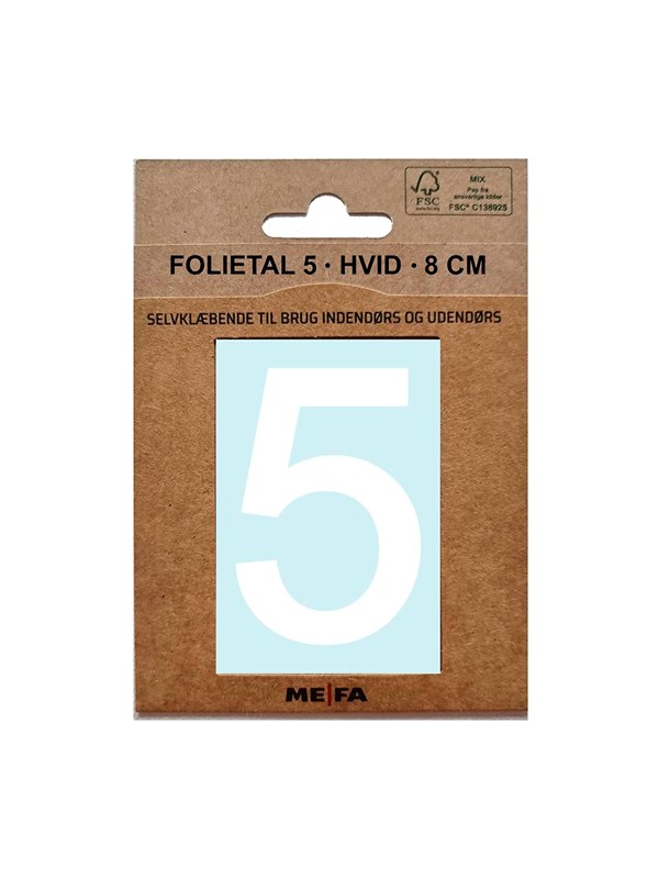 MEFA Foil number 5 White
