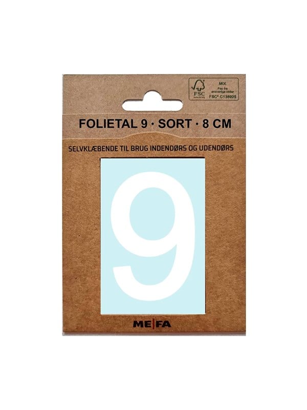 MEFA Foil number 9 White