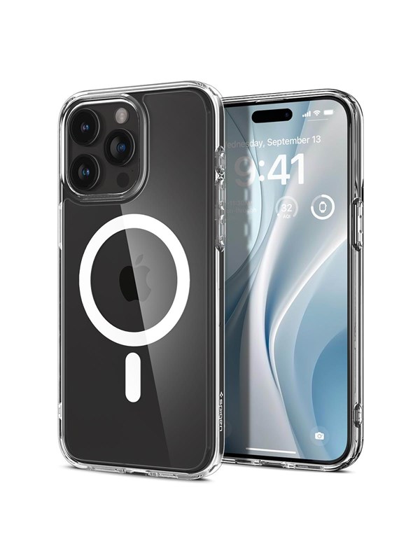 Spigen Crystal Hybrid MagSafe - white - iPhone 15 Pro Max