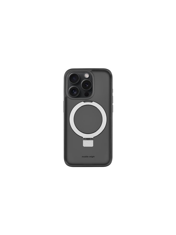 Mobile Origin Ringmag-Hoesje, Zwart - Iphone 15 Pro