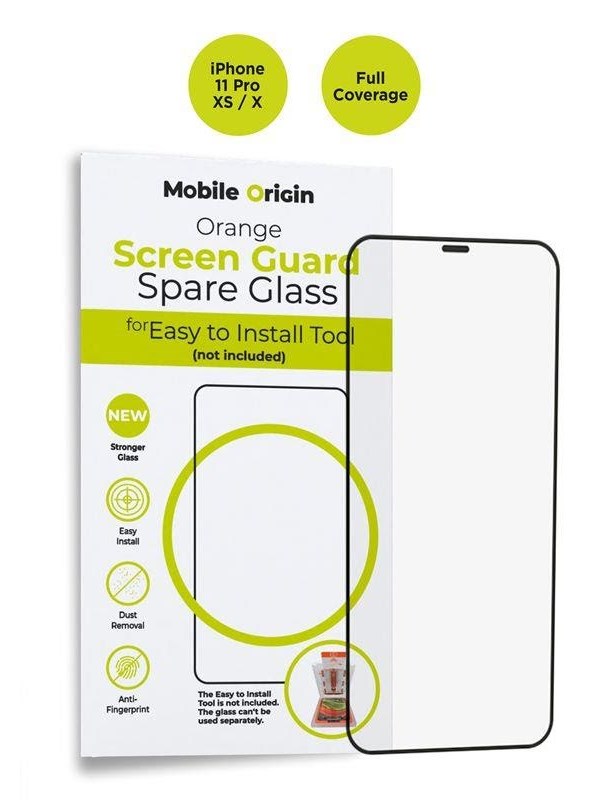 Mobile Origin Orange Screen Guard Spare Glass iPhone 11 Pro/XS/X