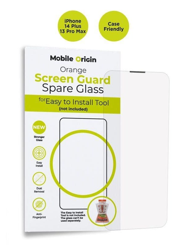 Mobile Origin Orange Screen Guard Spare Glass iPhone 14 Plus/13 Pro Max