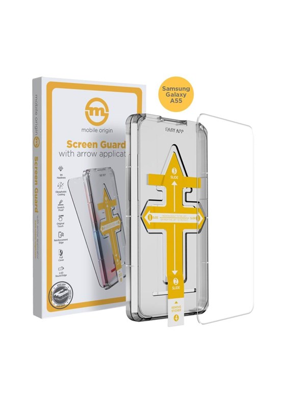 Mobile Origin Screen Guard with arrow applicator - Samsung Galaxy A55