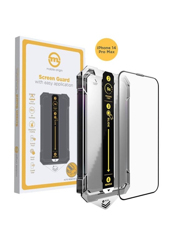 Mobile Origin Screen Guard Voor Iphone 14 Pro Max Met Eenvoudige Applicatie.