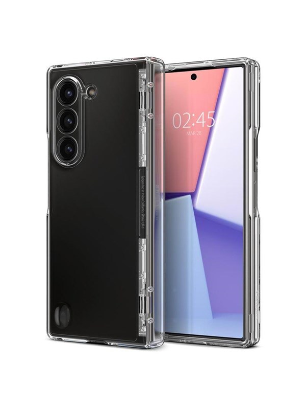 Spigen Ultra Hybrid Hoesje Geschikt voor Samsung Galaxy Z Fold 6 - Back Cover met Air Cushion - Transparant