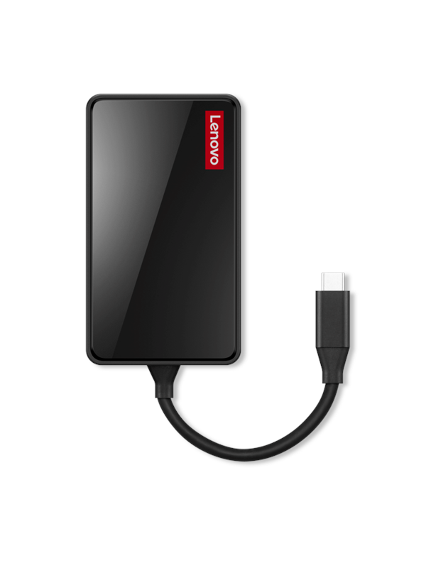 Lenovo GX91M73945 laptop dock & poortreplicator Bedraad USB 3.2 Gen 1 (3.1 Gen 1) Type-C Zwart