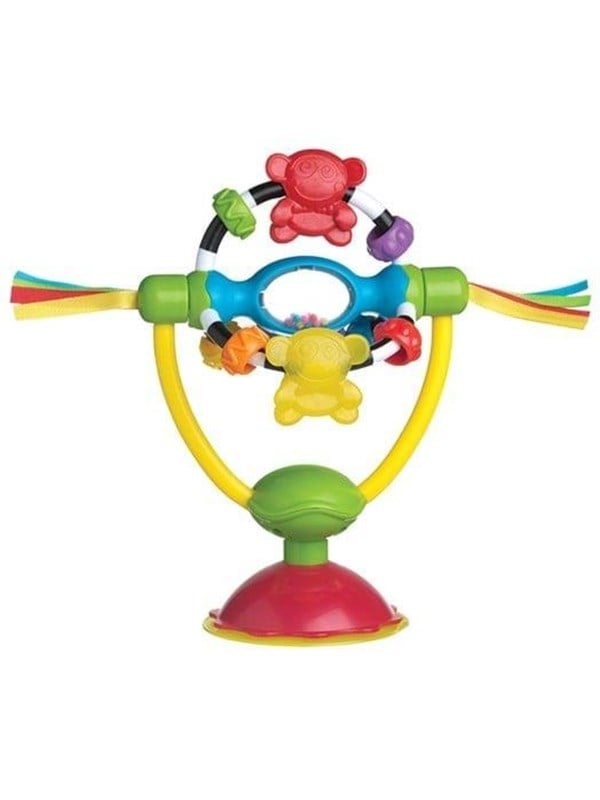 Playgro Kinderstoel speeltje met verbeterde zuignap - Grijp- en bijtspeelgoed -Speelgoed Baby - Speelgoed 1 jaar