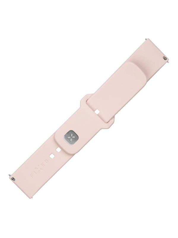 FIXED Silicone Strap Smartwatch Universal 20 mm Pink