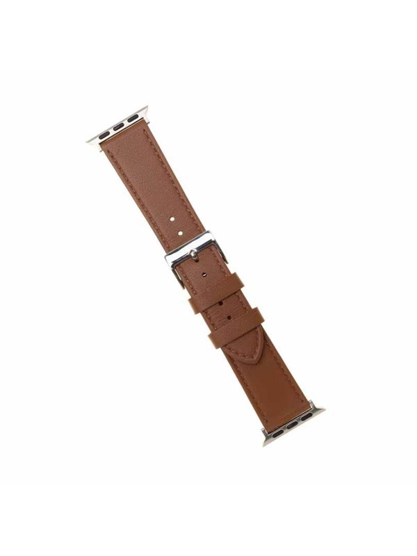 FIXED Leren Apple Watch Bandje – 42/44/45/46/49 mm – Bruin