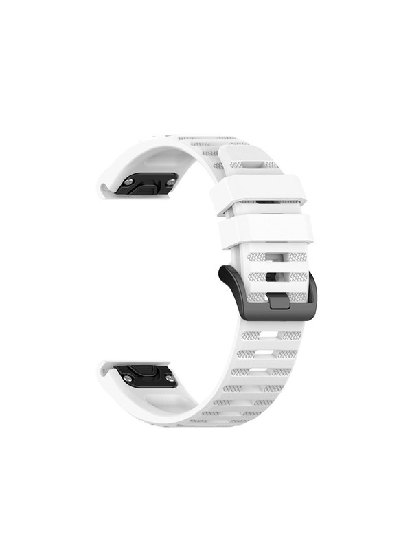 FIXED Silicone Strap for Garmin QuickFit 22 mm White