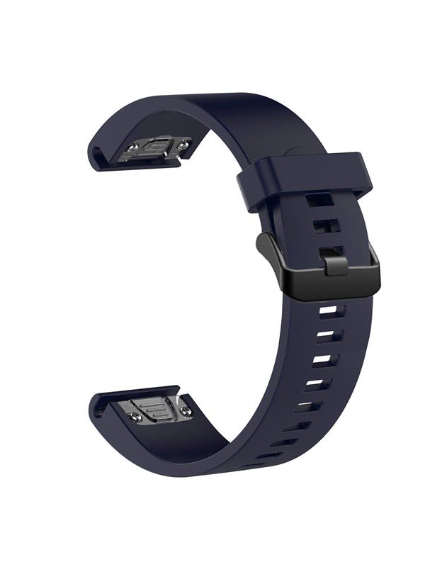 FIXED Silicone Strap for Garmin QuickFit 20 mm Dark Blue