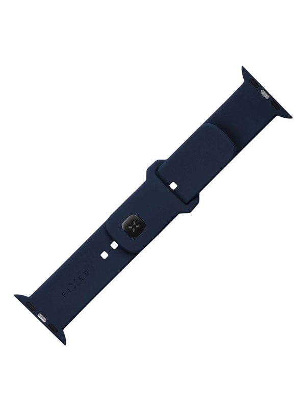 FIXED Silicone Strap SET Apple Watch 42/44/45mm Blue