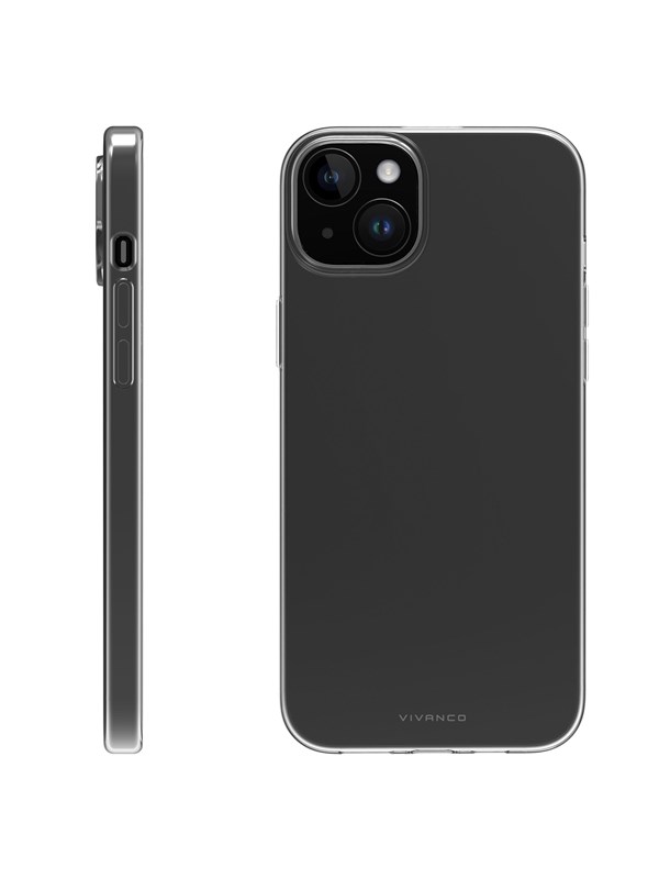 Vivanco Slim TPU Cover iPhone 15/14 Plus Clear
