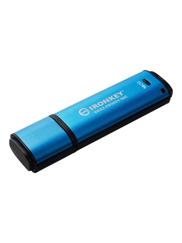Kingston IronKey Vault Privacy 50 (USB-C 3.2) - 16GB - USB-stick
