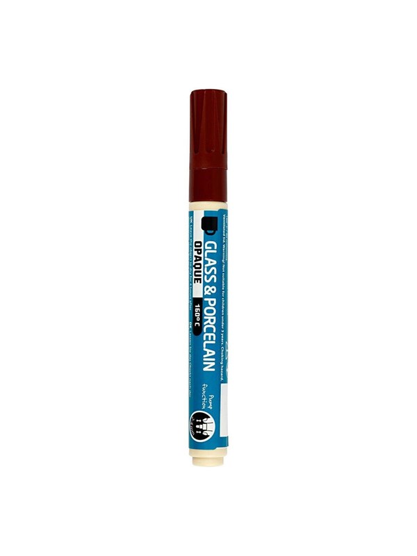 Creativ Company Glass and Porcelain Pen Opaque - Brown