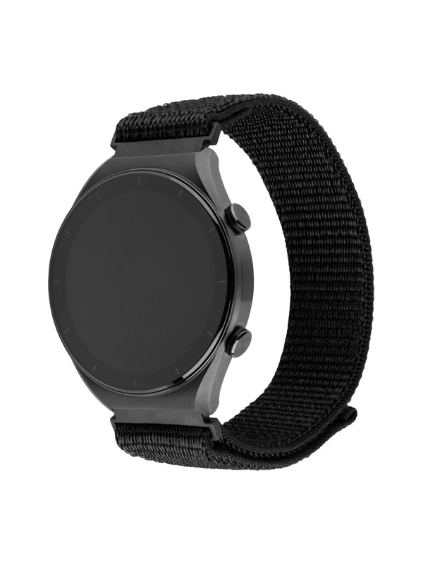 FIXED Nylon Strap for Smartwatch Universal 20 mm Black