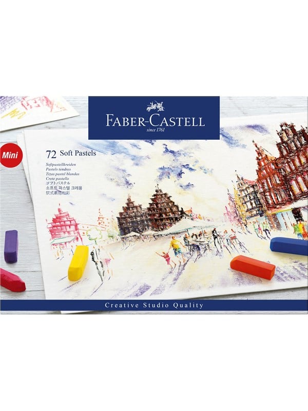 Faber-Castell Soft pastels Mini cardboard box of 72