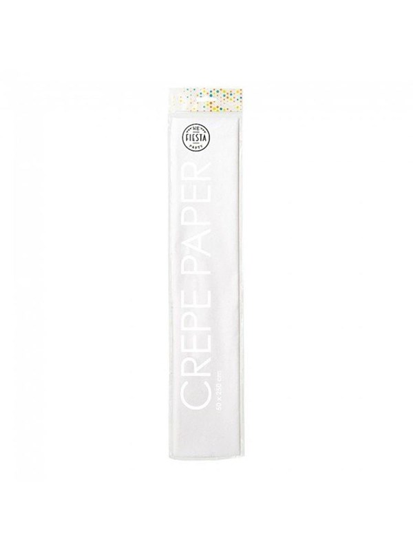 Globos Crepe paper White 50x250cm
