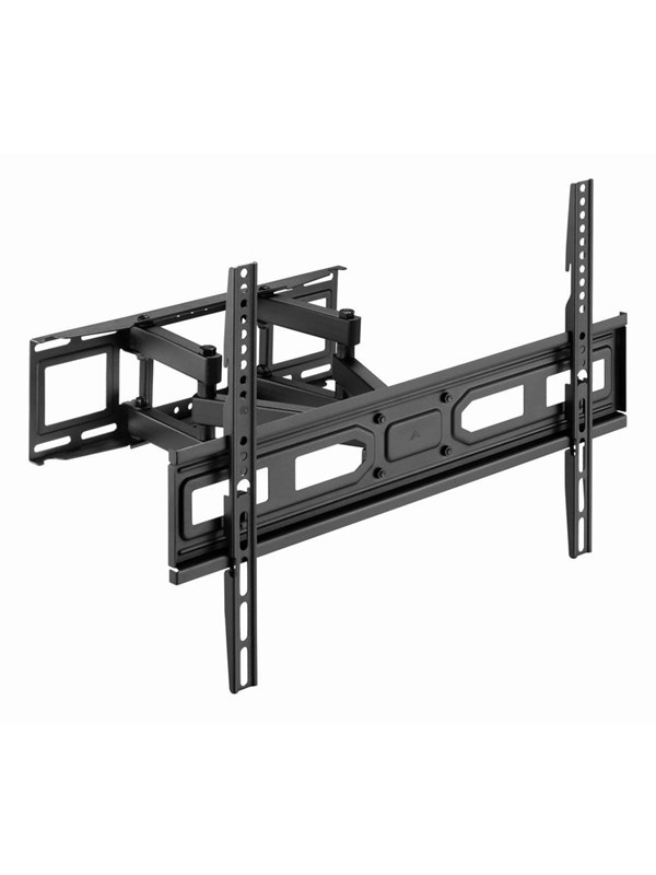 Gembird Full-Motion TV Wandbeugel Dubbele Arm – Voor 37–80 Inch TV, VESA Compatibel, Kantel & Zwenkbaar, Zwart, Met Kabelgeleiding