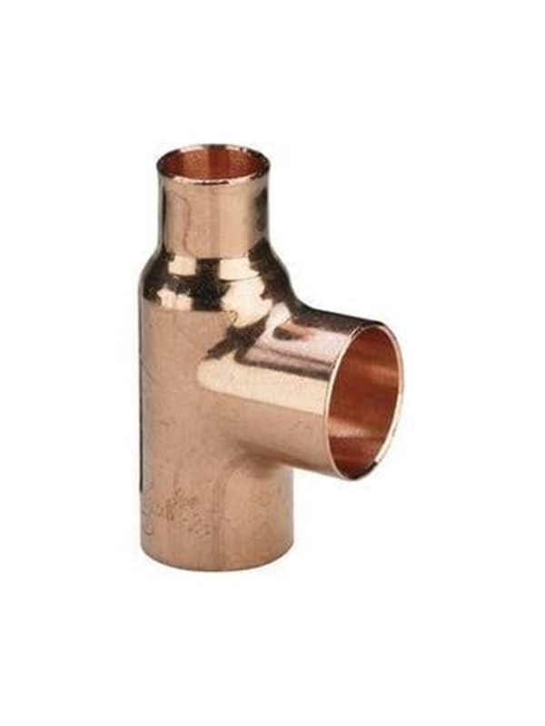 Viega t-piece 28 x 15 x 22 mm copper