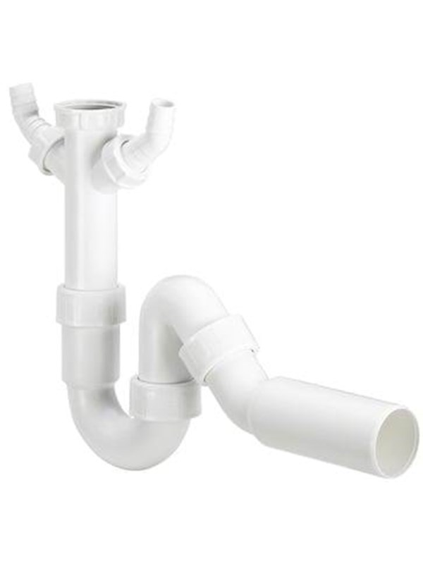 Viega pipe odour trap 1 1/2" x 50 mm with waste water hoses