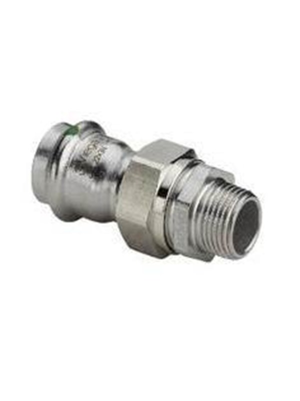 Viega sanpress inox adapter union 15 x 1/2"