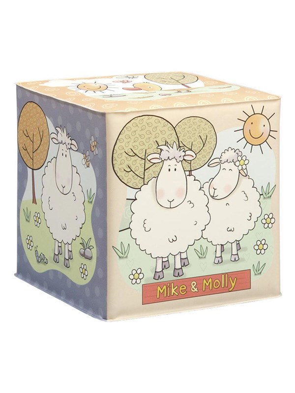 Mike & Molly badspeelgoed, zachte badkubus - baby peuter speelgoed - Bambolino Toys