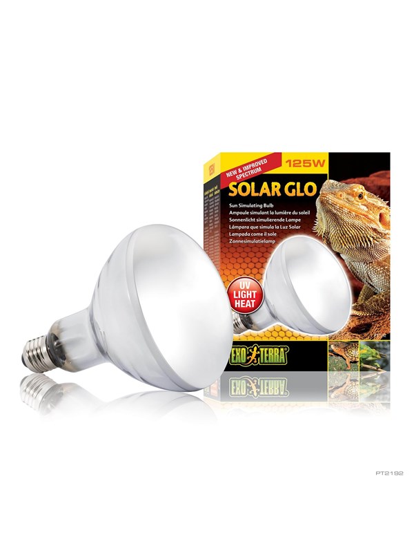 EXO TERRA Solar-Glo 125 watts. UVA UVB Infrared