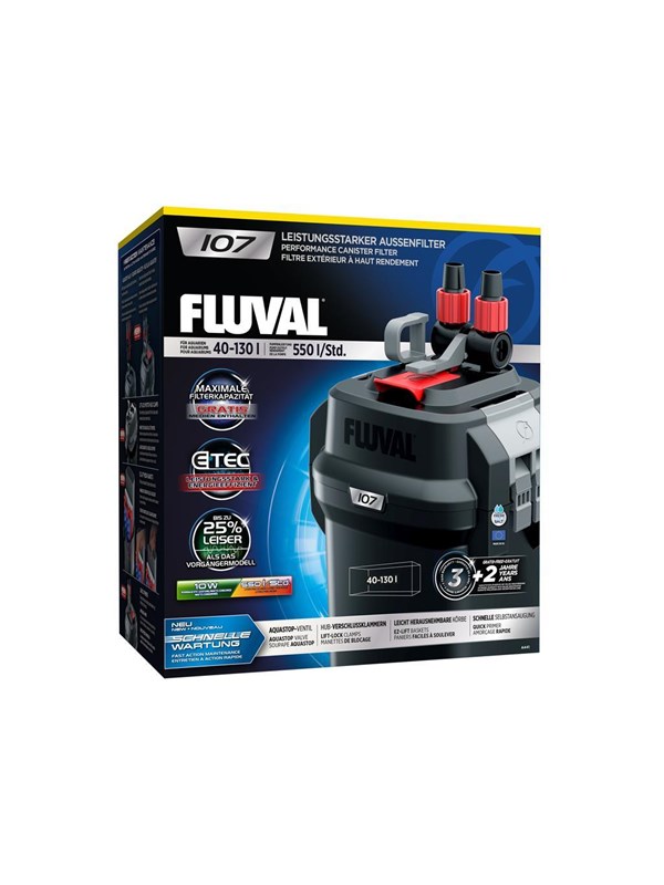 Fluval - Aquarium Filtermateriaal - Vissen - Fl Buitenfilter 107 19x29x33cm Meerkleurig - 1st