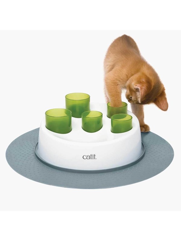Catit Senses 2.0 Digger - Interactief - Wit - Voerbak - Ø 24 cm