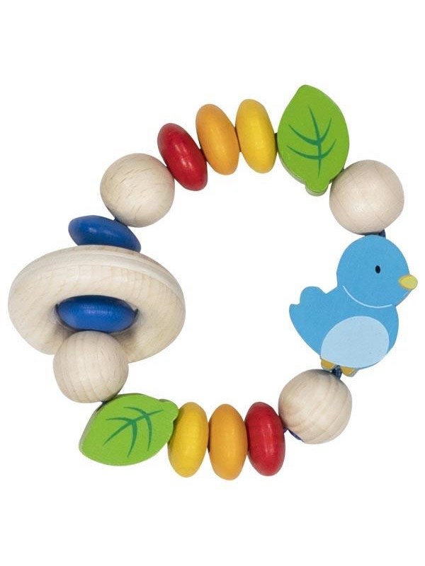Goki Wooden Gripping Ring Bird