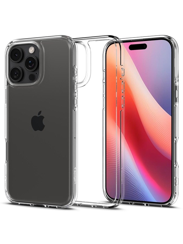 Spigen Crystal Hybrid - Crystal Clear - iPhone 16 Pro Max