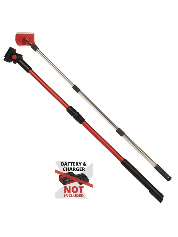 Einhell Telescopische geleidesteel voor Einhell BRILLIANTO - 2-delig - 1x telescoopstang voor ruitenreiniger - 1x telescoopstang met opzetstuk voor microvezeldoek - Beide verlengbaar tot 120 cm