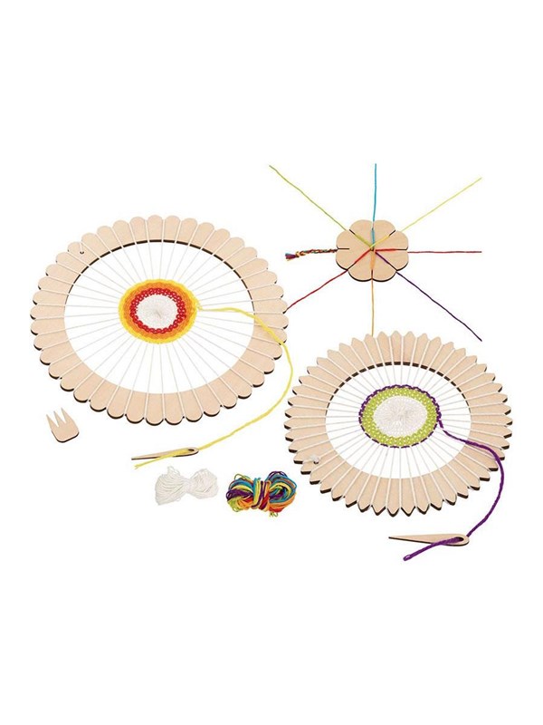 Goki Wooden Loom Round and Plait Boom Craft Set