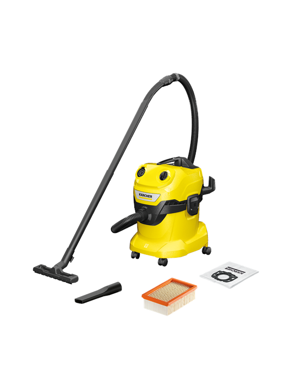 Kärcher WD 4 V-20/5/22 Nat- en Droogzuiger - 1000 W - 20 liter - Vlakfilter