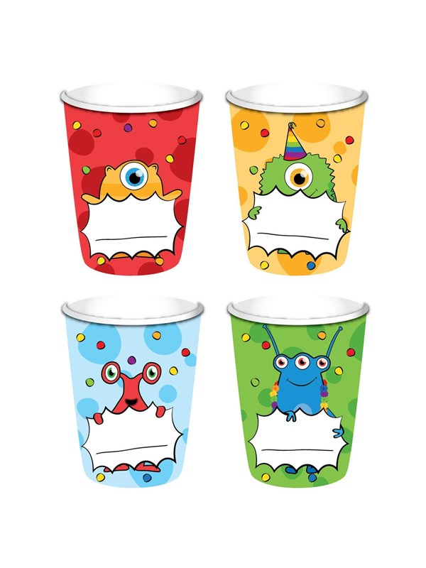 Haza Original Feestbekers Monster Party 8 Stuks